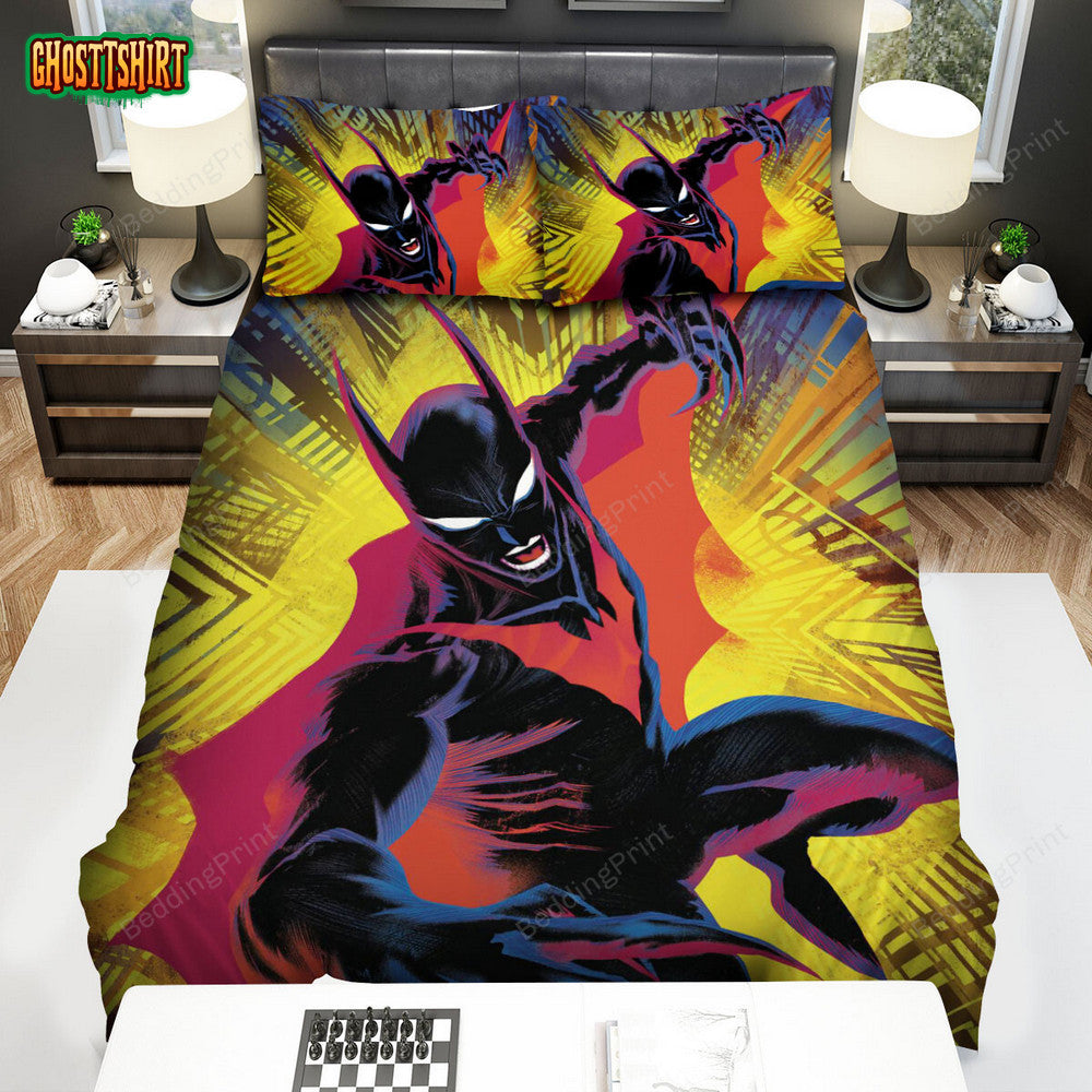 Batman Beyond Animated Series Art 3 Bed Sheets Duvet Cover Bedding Set