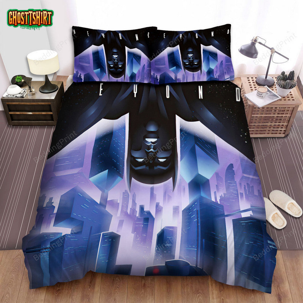 Batman Beyond Animated Series Art 39 Bed Sheets Duvet Cover Bedding Set