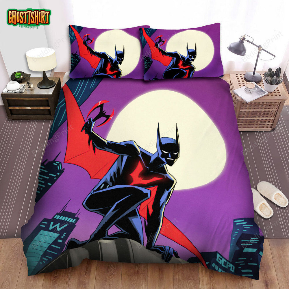 Batman Beyond Animated Series Art 48 Bed Sheets Duvet Cover Bedding Set