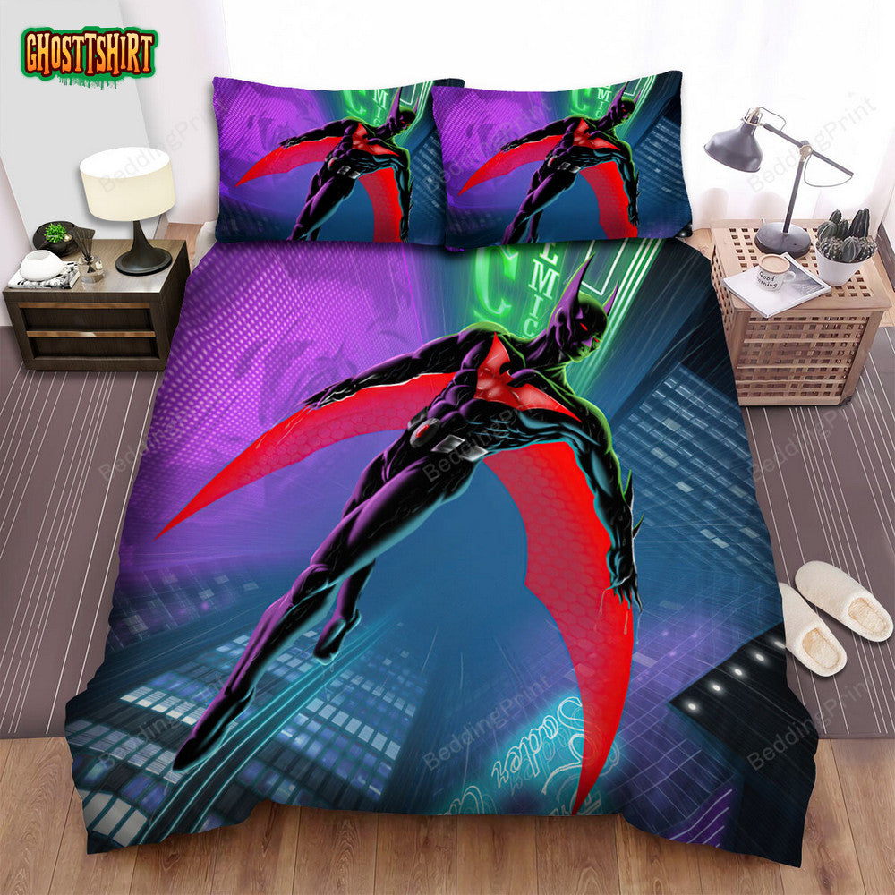 Batman Beyond Animated Series Art 49 Bed Sheets Duvet Cover Bedding Set