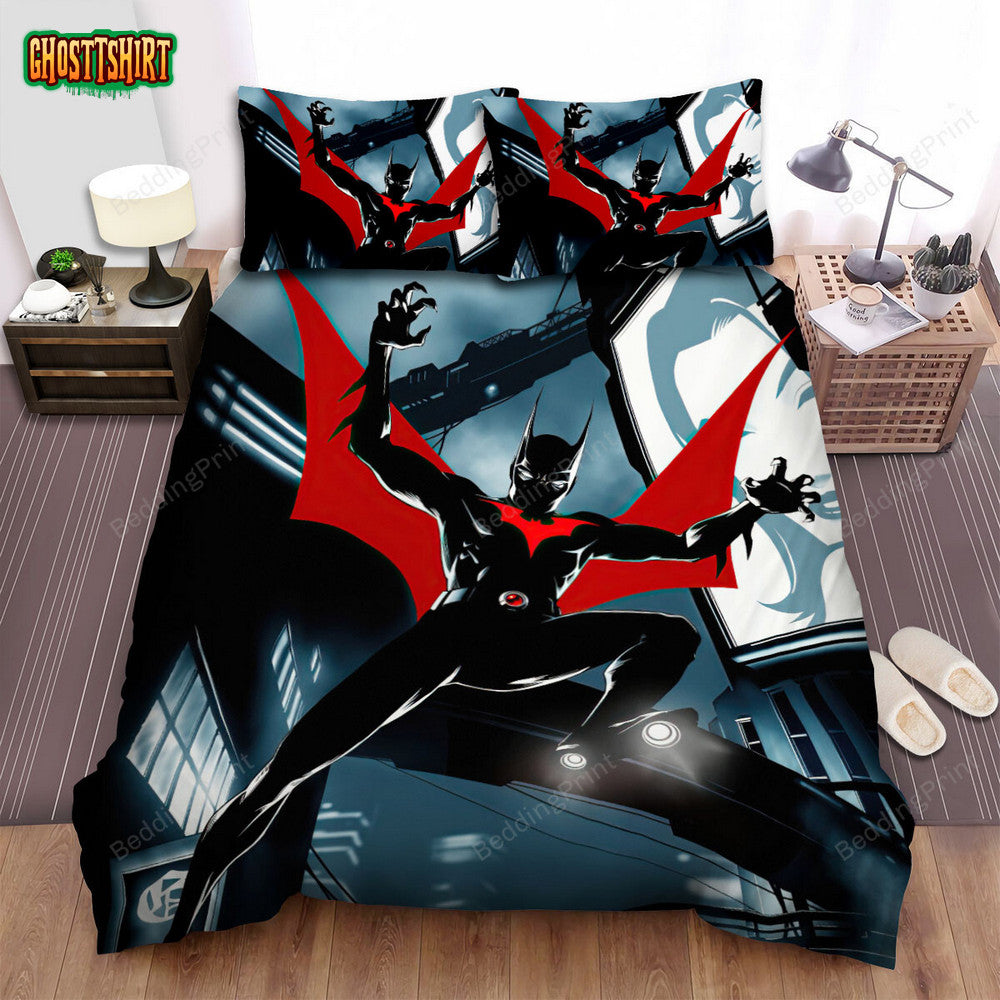 Batman Beyond Animated Series Art 57 Bed Sheets Duvet Cover Bedding Set