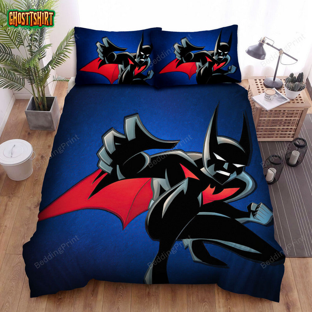 Batman Beyond Animated Series Art 8 Bed Sheets Duvet Cover Bedding Set