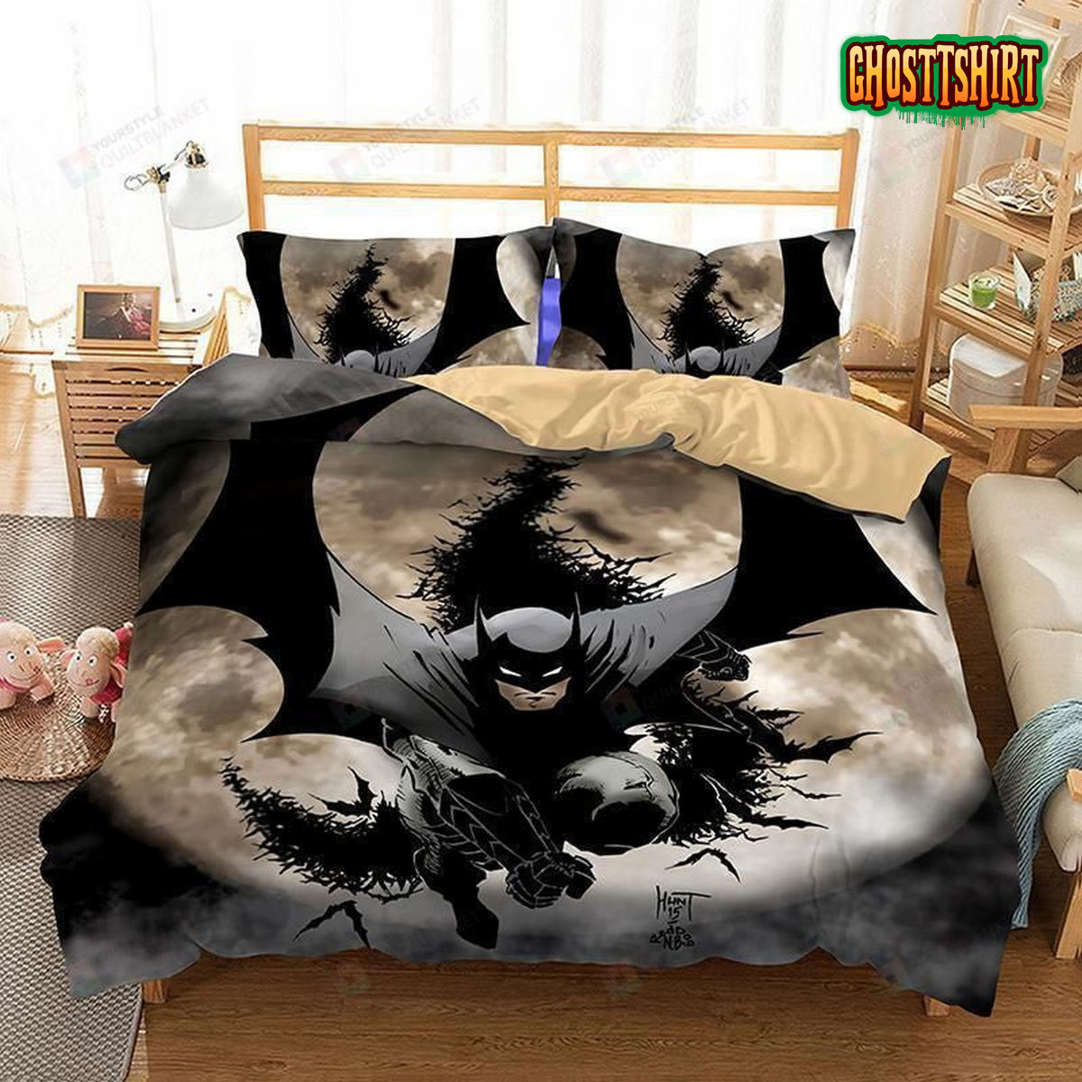 Batman Patterns Bedding Clothing Bedding Set