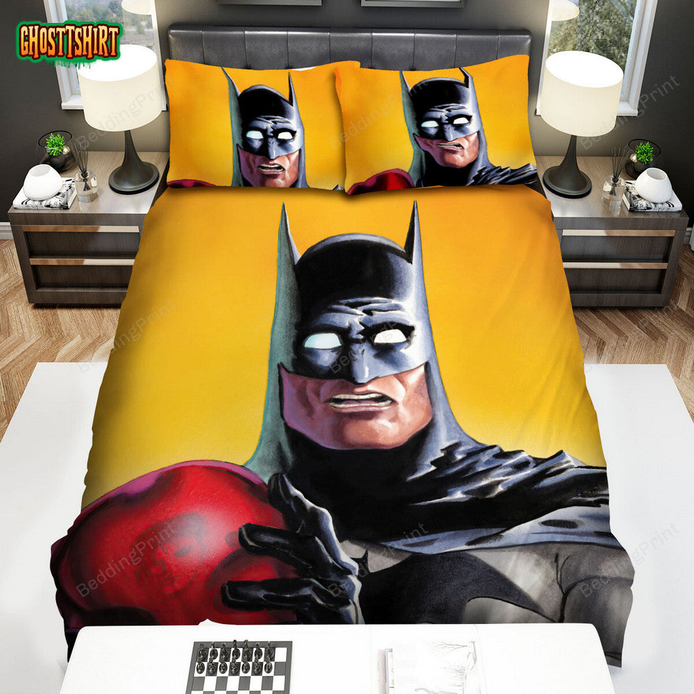 Batman Under The Red Hood Series Art 3 Bed Sheets Duvet Cover Bedding Set