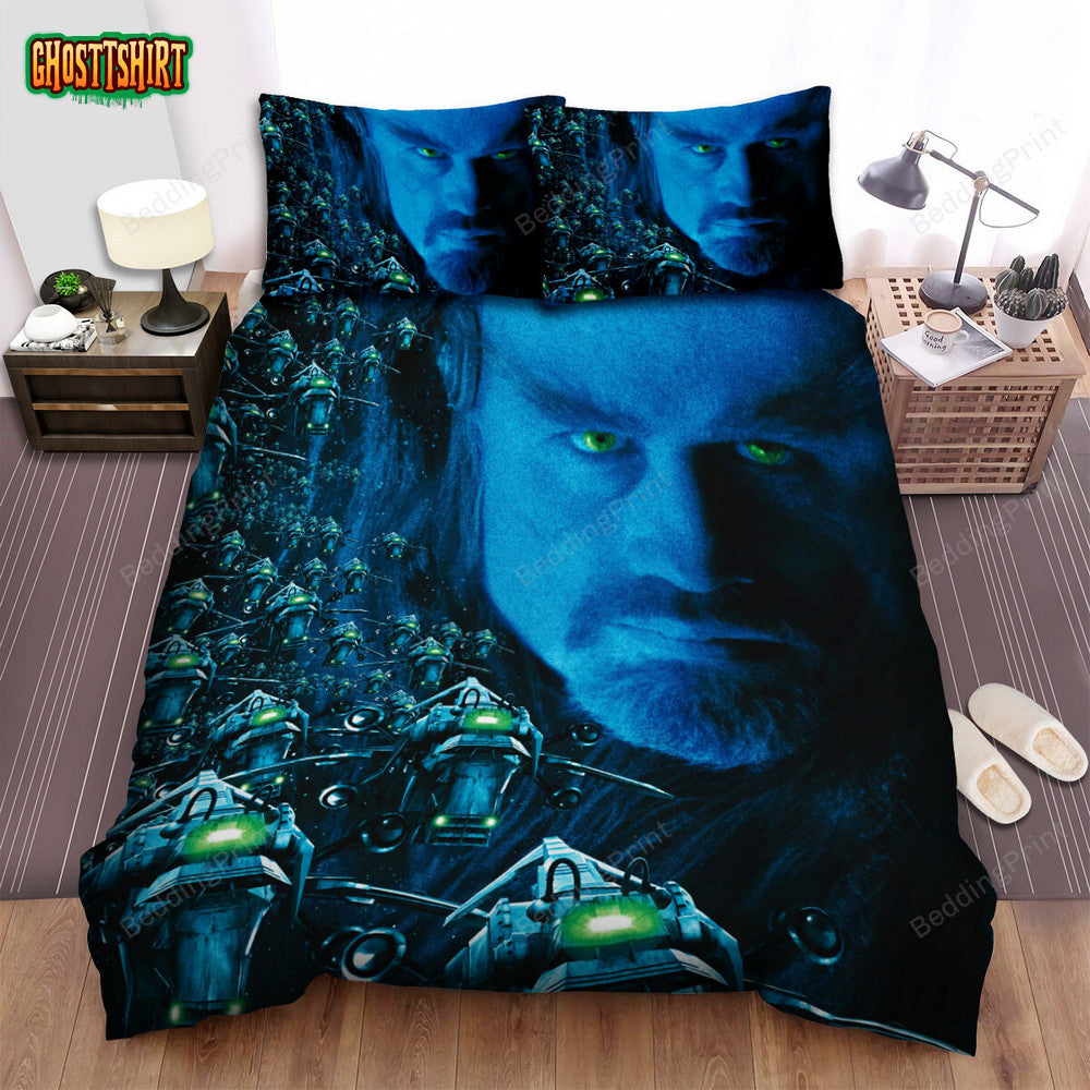 Battlefield Earth (2000) Movie Novel Cover Bed Sheets Duvet Cover Bedding Set