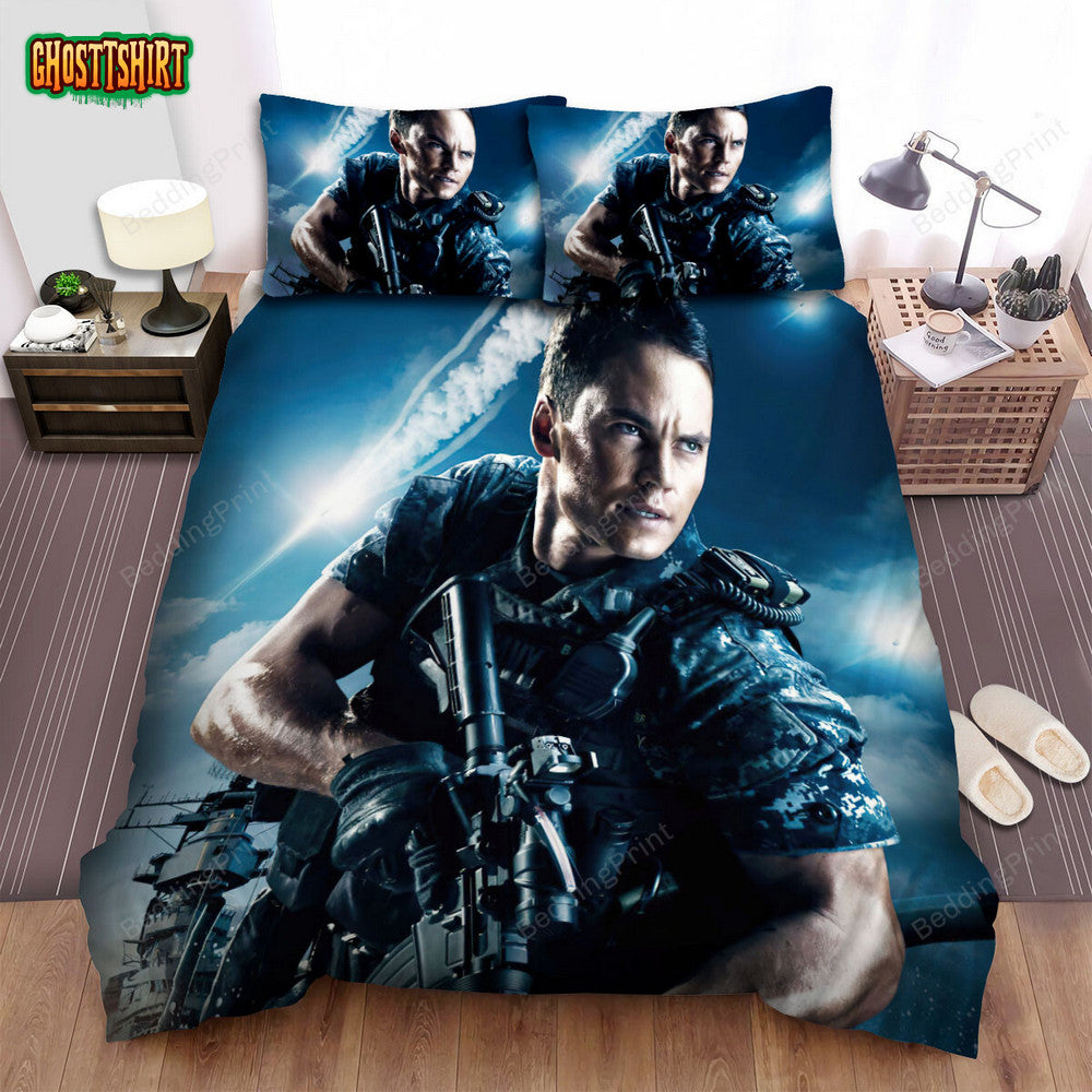 Battleship Taylor Kitsch Poster Bed Sheets Duvet Cover Bedding Set