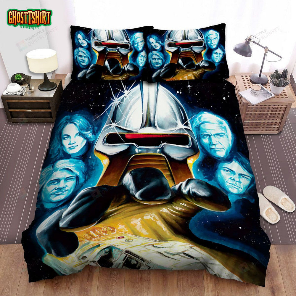 Battlestar Galactica (2004–2009) Manipulate Movie Poster Bed Sheets Duvet Cover Bedding Set