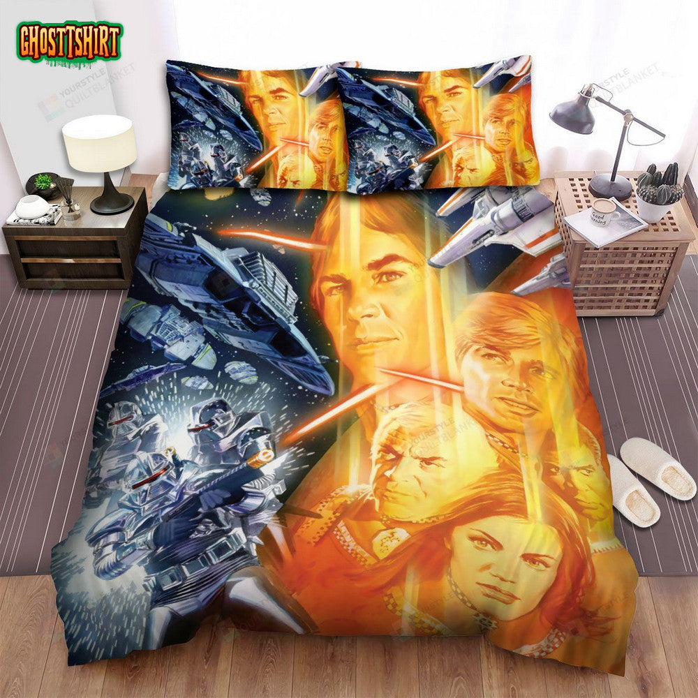Battlestar Galactica (2004–2009) Memorial Movie Poster Bed Sheets Duvet Cover Bedding Set
