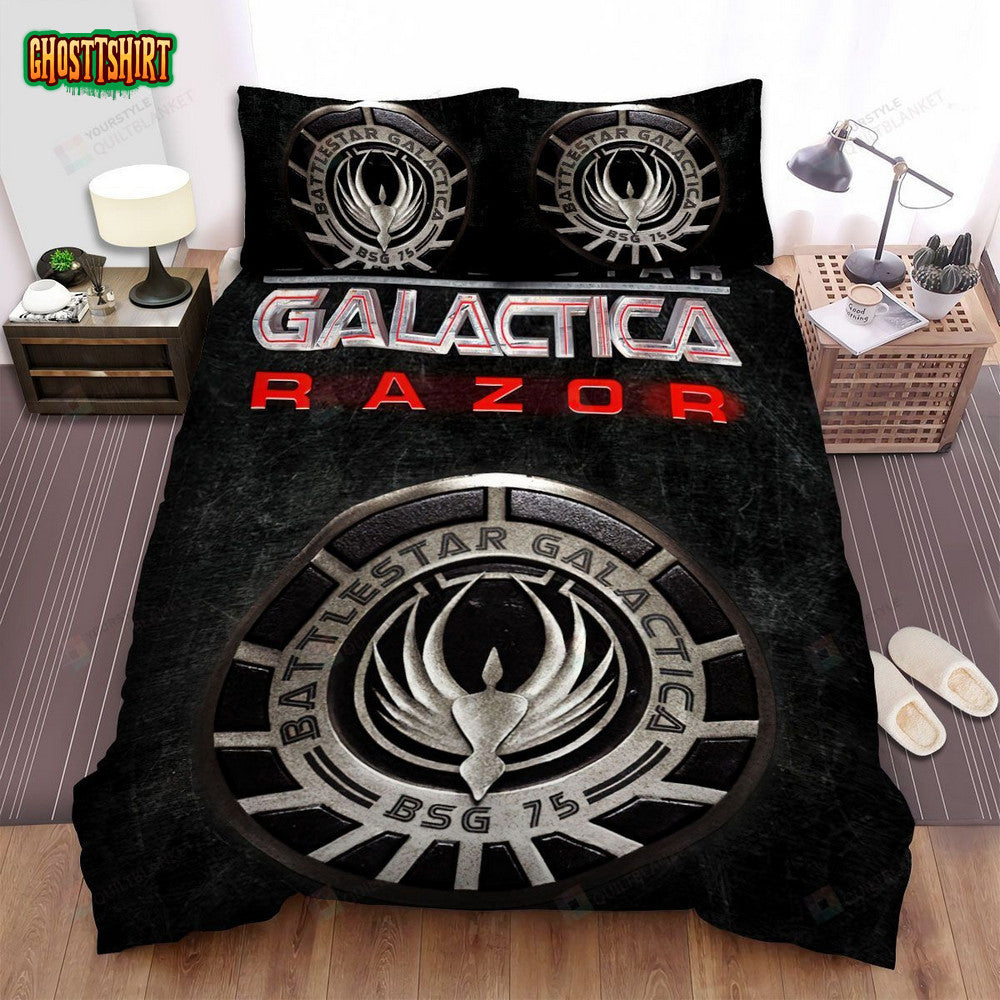 Battlestar Galactica (2004–2009) Razor Movie Poster Bed Sheets Duvet Cover Bedding Set