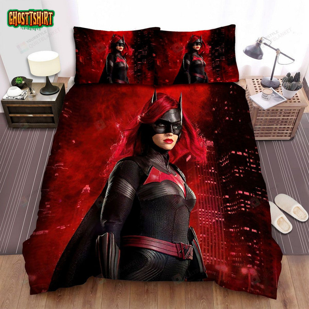Batwoman Movie Art 4 Bed Sheets Spread Comforter Duvet Cover Bedding Set