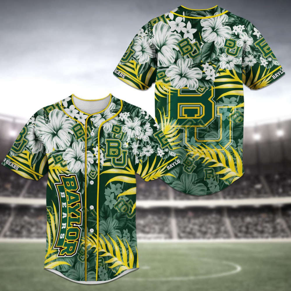 Baylor Bears Baseball Jersey Personalized 2023 BJ0203 - lylyprint.com