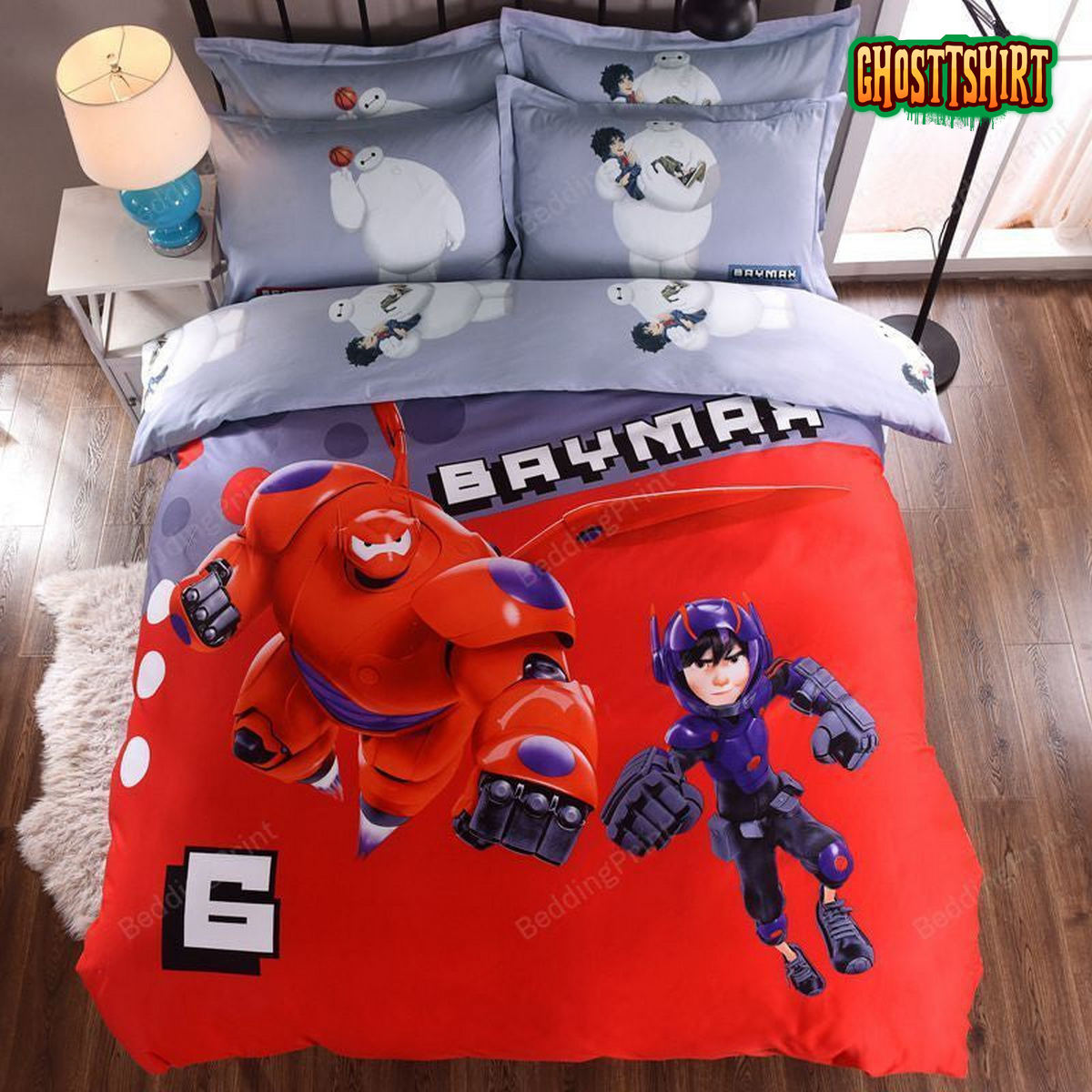 Baymax Big Hero Duvet Cover Bedding Set