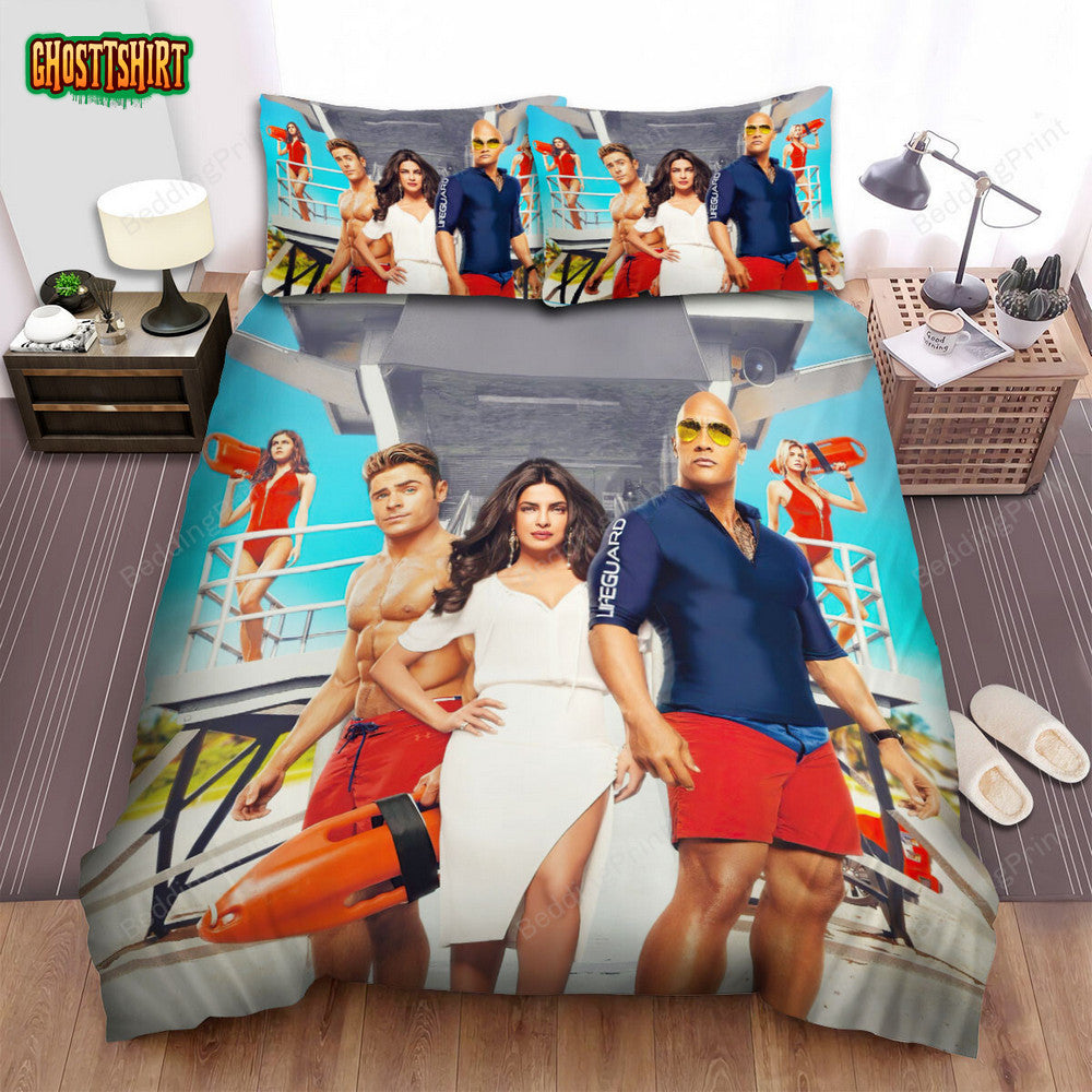 Baywatch (1989–2001) Poster Movie Poster Bed Sheets Duvet Cover Bedding Set