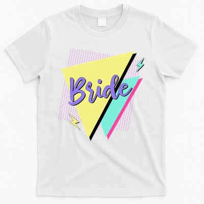Bride & Bride Squad Retro 90’s Bachelorette Party Matching T-Shirt
