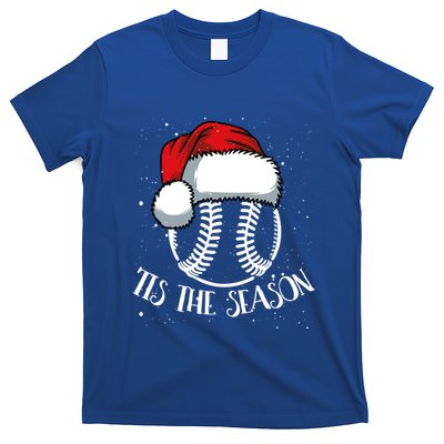 Baseball Christmas Merry Xmas Santa Claus Pitcher Catcher Meaningful Gift T-Shirt