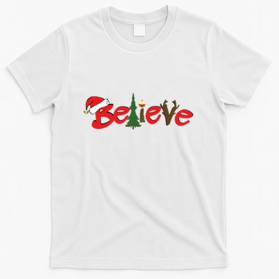Believe Christmas Santa T-Shirt