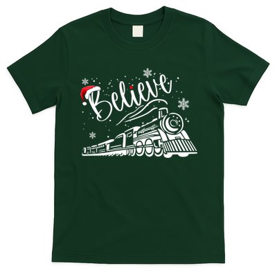 Believe Christmas Train Holiday T-Shirt