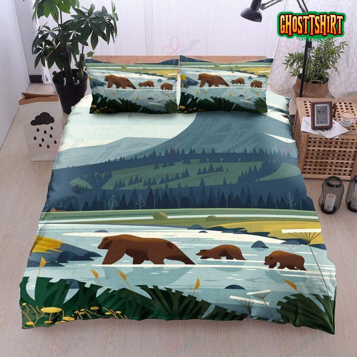 Bears Bed Sheets Duvet Cover Bedding Set