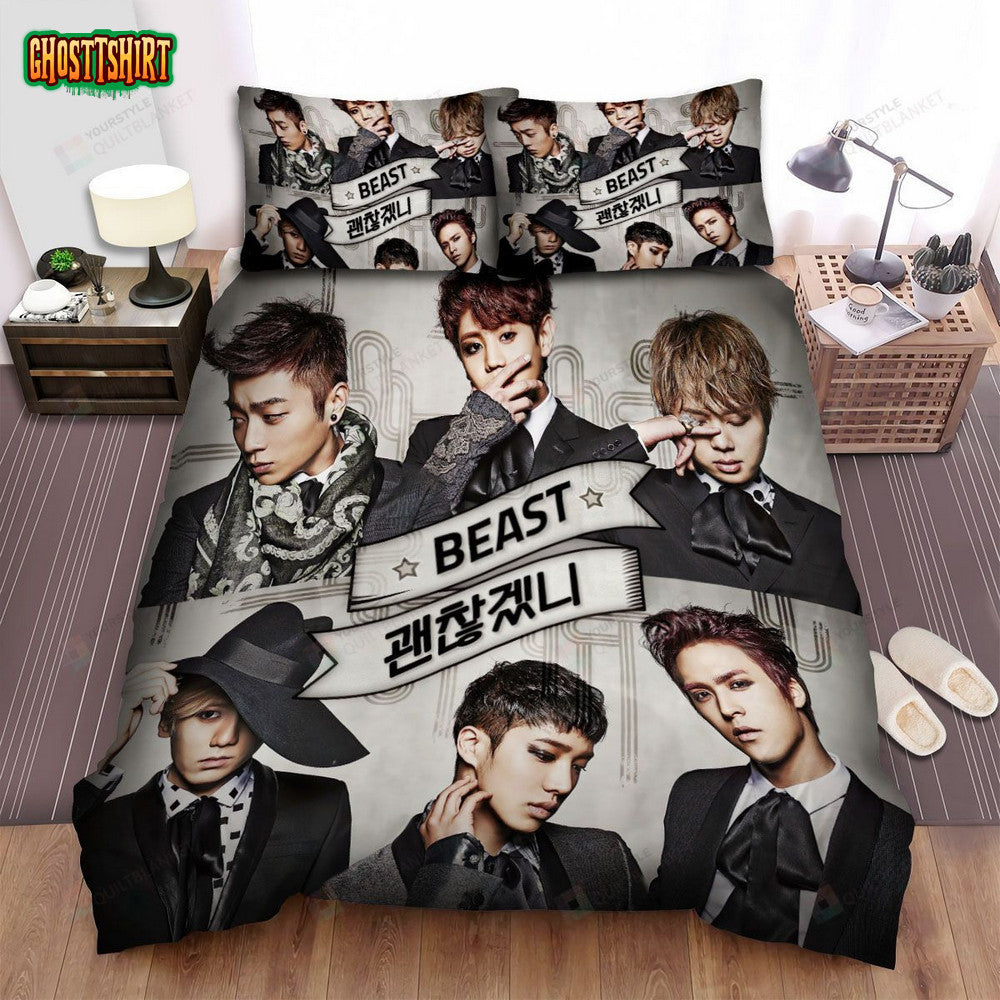 Beast Band Art Photo Bed Sheets Spread Comforter Duvet Cover Bedding Set