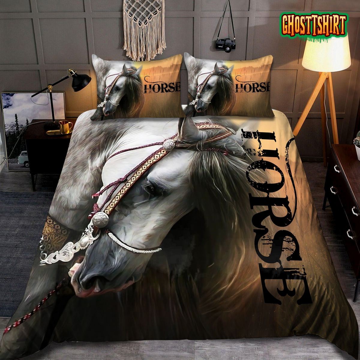 Beautiful Horse Bedding Set