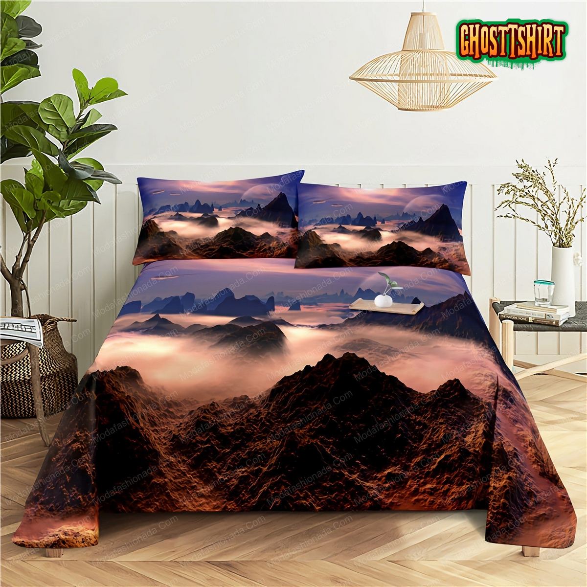 Beautiful Mountain Scenery 270 Bedding Set
