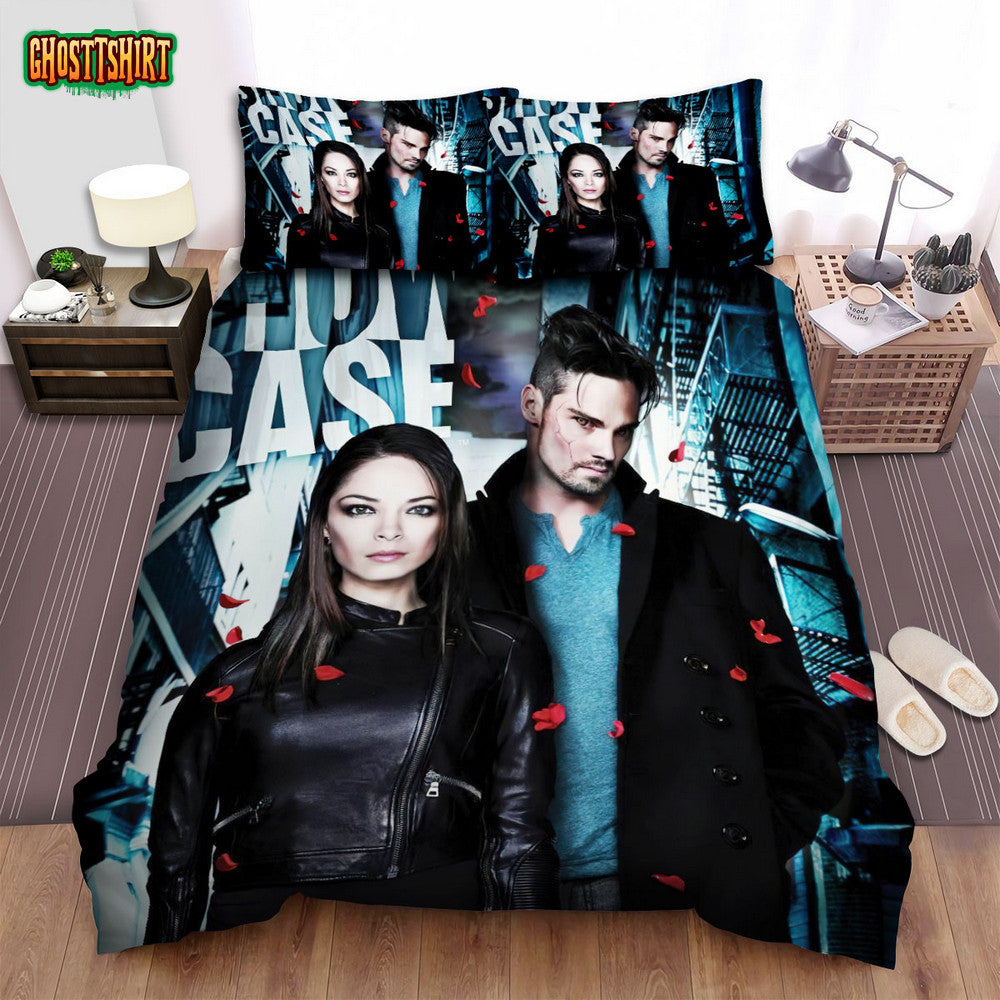 Beauty And The Beast Movie Rose Rain Poster Bed Sheets Spread Comforter Duvet Cover Bedding Set