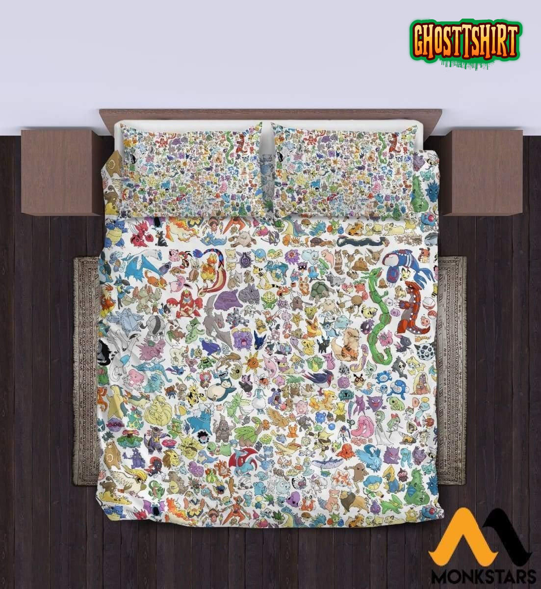 Bedding Set Pokemon Duvet Cover Pillow Cases