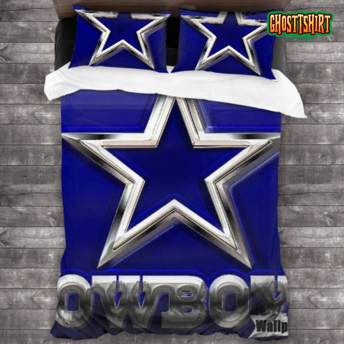 Bedding Sets with 3 Pieces Dallas Cowboys Logo Bedding Set 3PCS Duvet Cover Pillowcases Comforter Cover