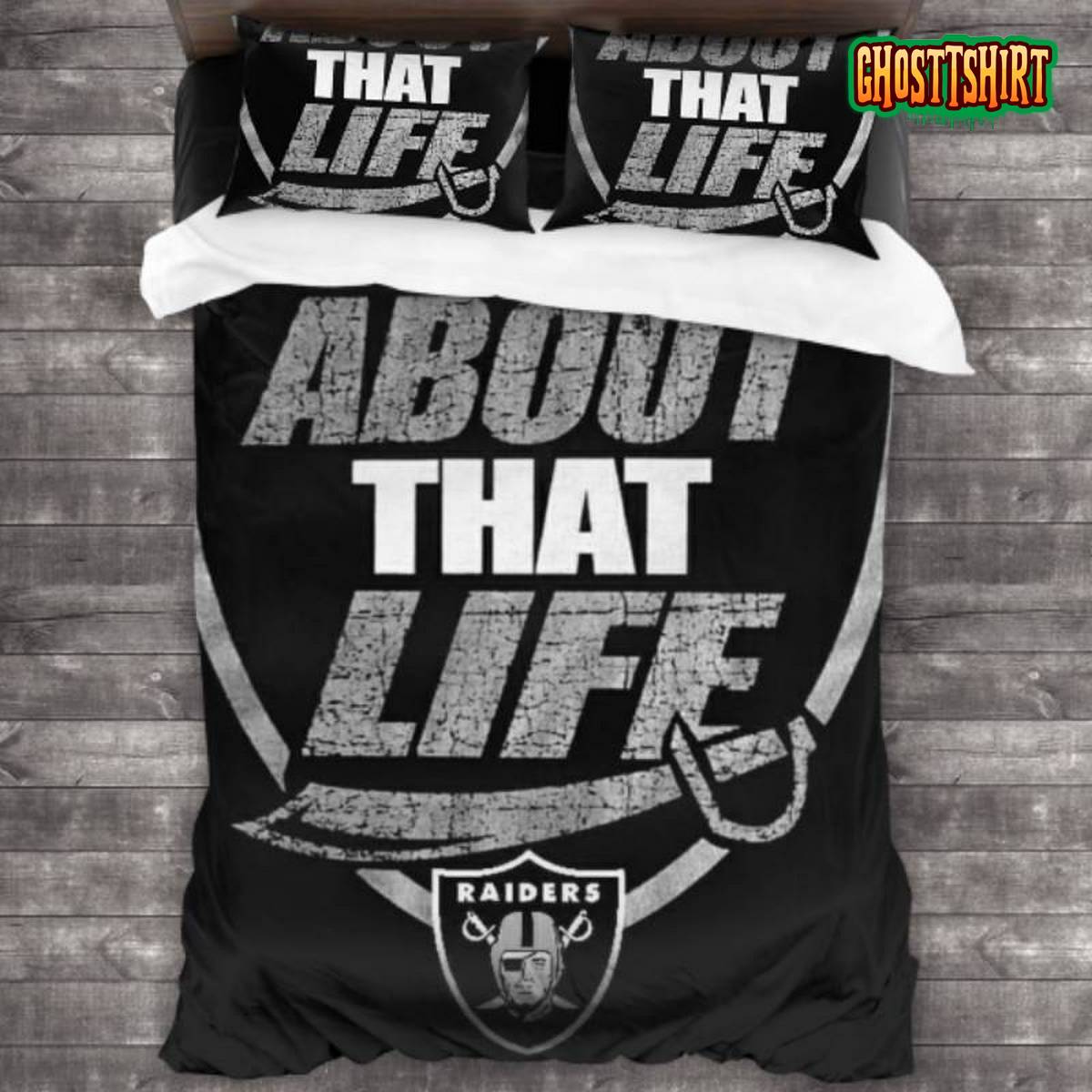 Bedding Sets with 3 Pieces Las Vegas Raiders Logo Bedding Set 3PCS Duvet Cover Pillowcases Comforter Cover