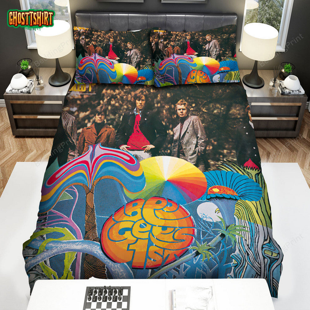 Bee Gees 1st Album Cover Bed Sheets Spread Duvet Cover Bedding Set