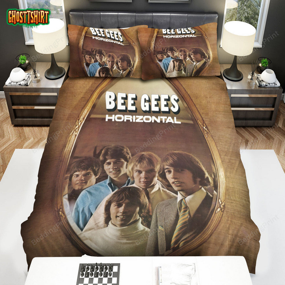 Bee Gees Horizontal Album Cover Bed Sheets Spread Duvet Cover Bedding Set