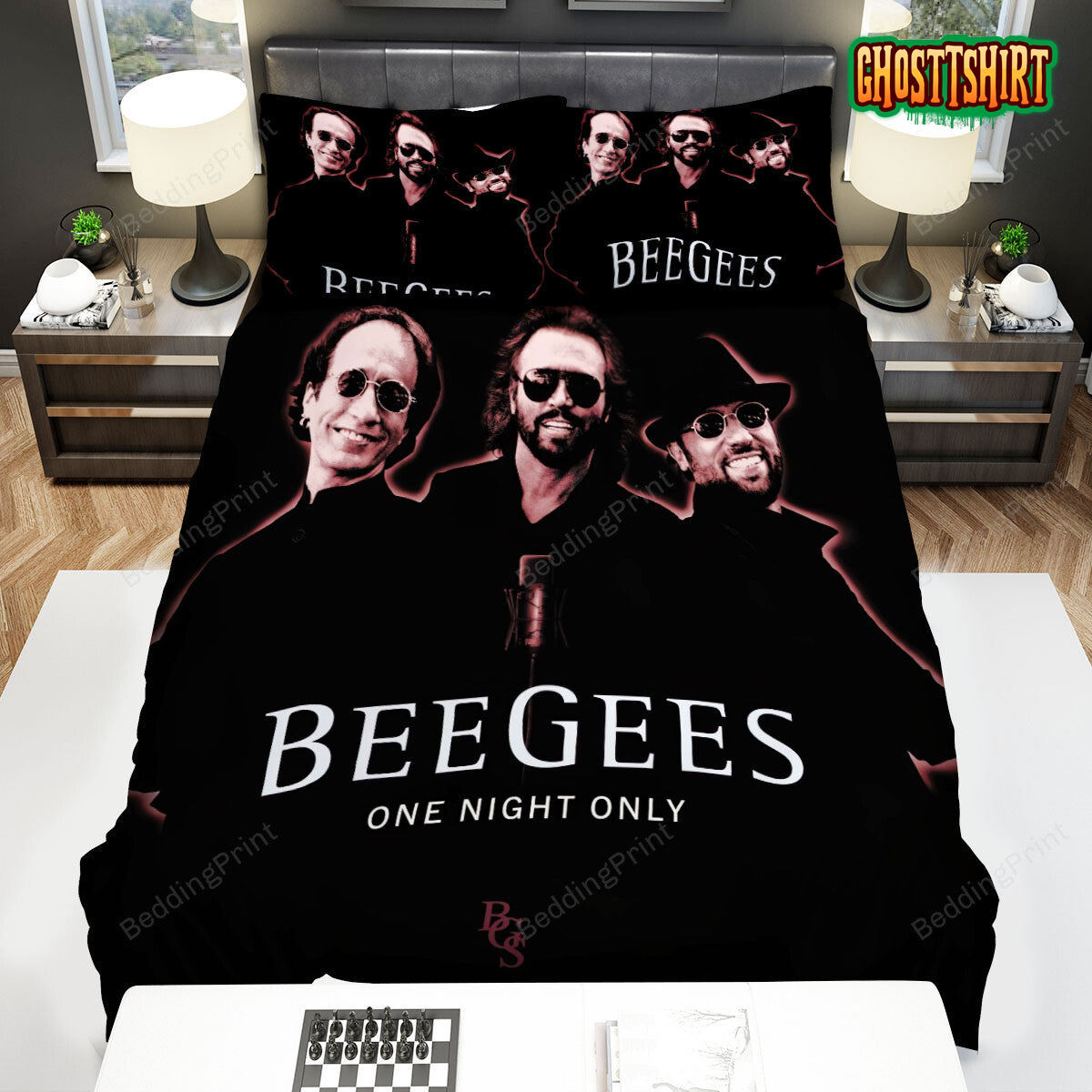 Bee Gees One Night Only Bed Sheets Spread Duvet Cover Bedding Set