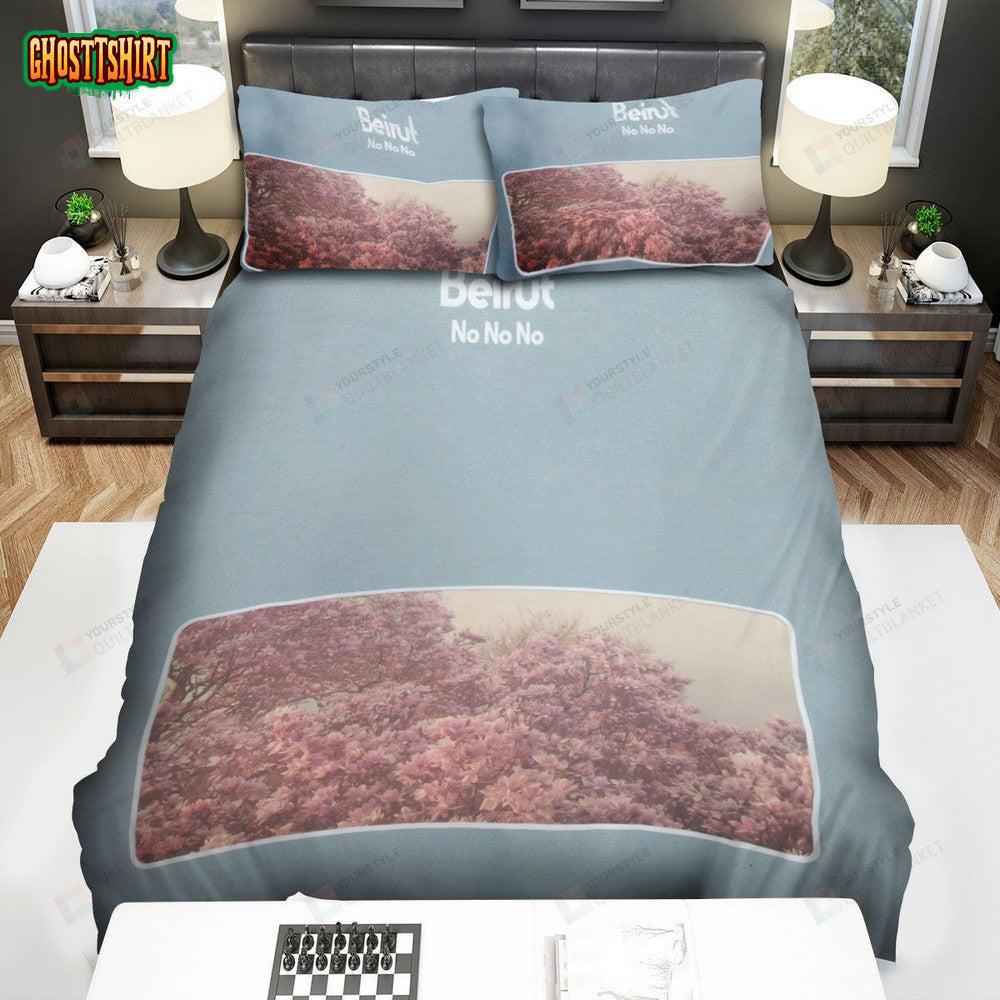 Beirut Band No No No Album Cover Bed Sheets Spread Comforter Duvet Cover Bedding Set
