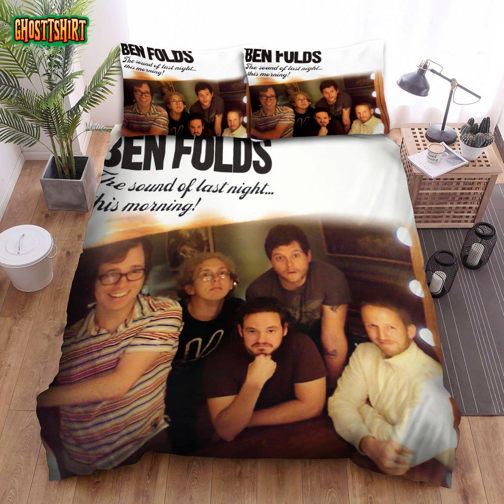 Ben Folds Five Band Light Pose Bed Sheets Duvet Cover Bedding Set