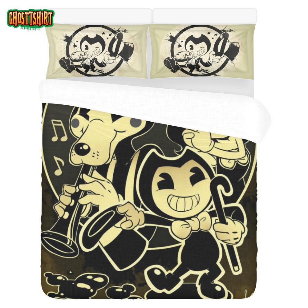 Bendy And The Ink Machine 3D Customized Duvet Cover Bedding Set