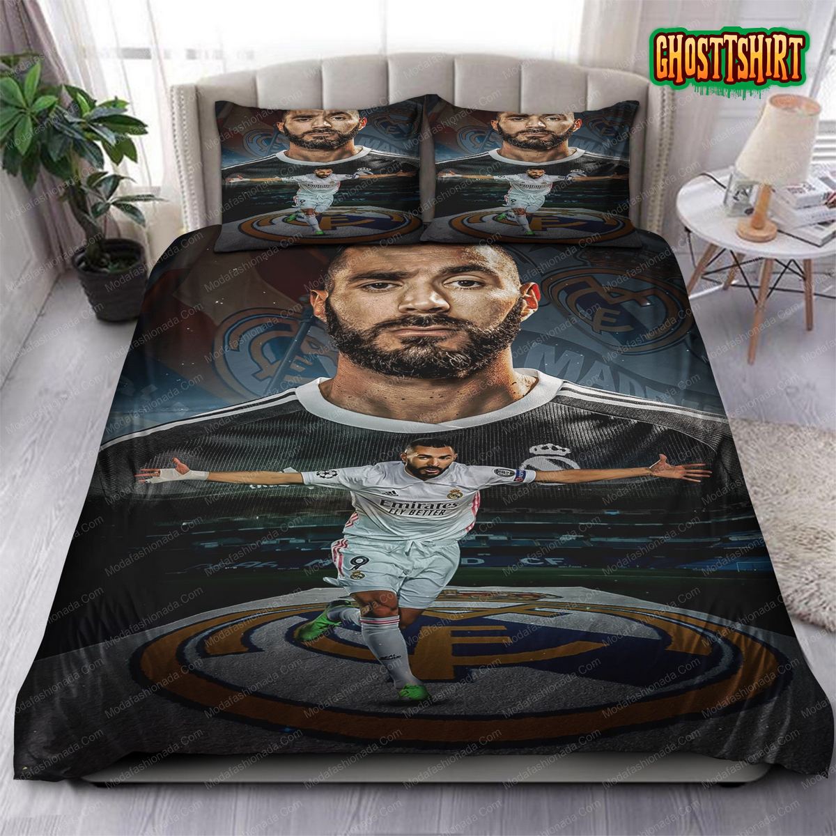 Benzema Legend Real Madrid Laliga 03 Bedding Set