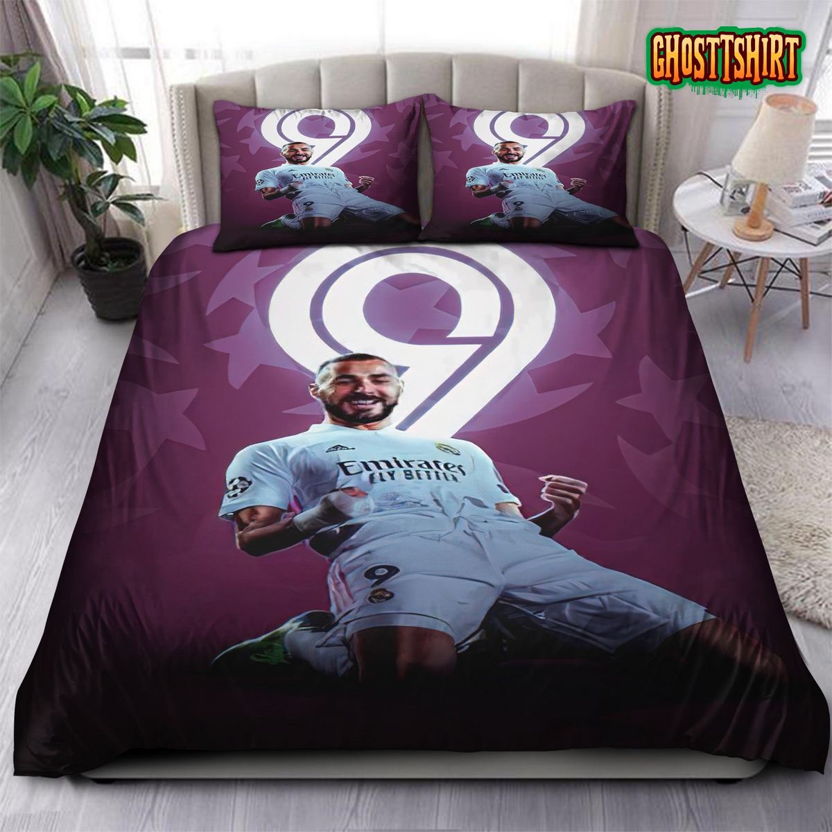 Benzema Legend Real Madrid Laliga 22 Bedding Set