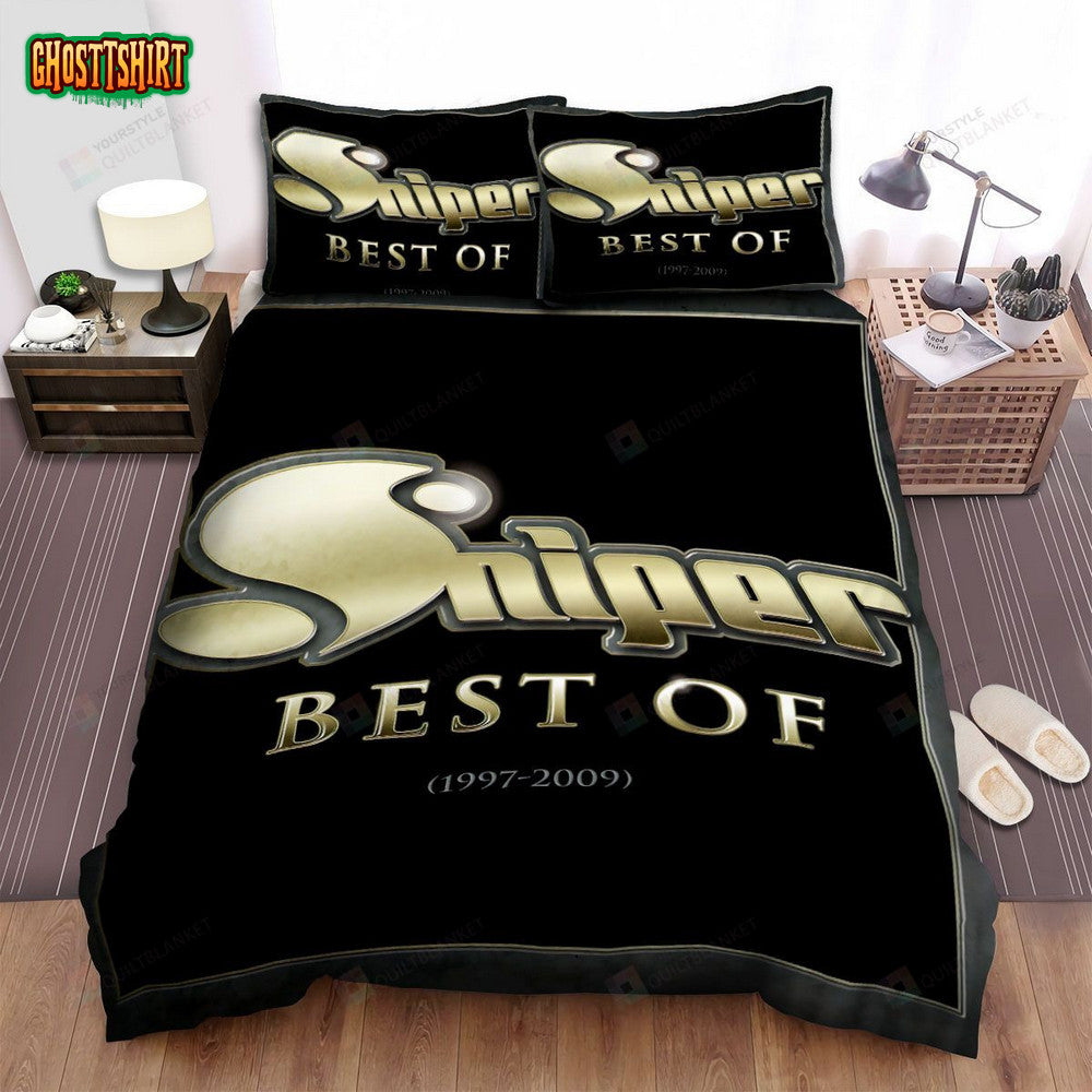 Best Of Sniper Album Cover Bed Sheets Spread Comforter Duvet Cover Bedding Set