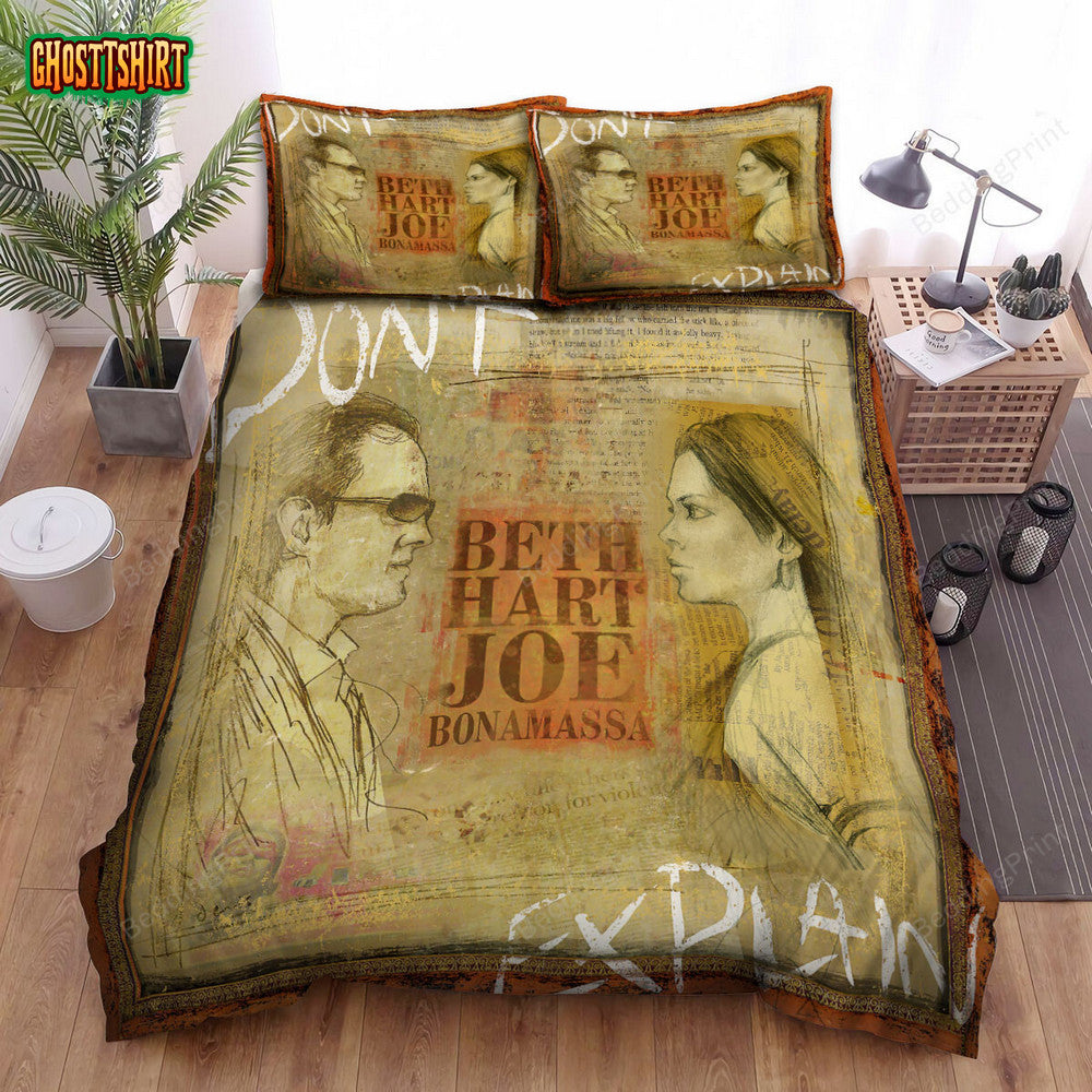 Beth Hart Album Don't Explain Bed Sheets Duvet Cover Bedding Set