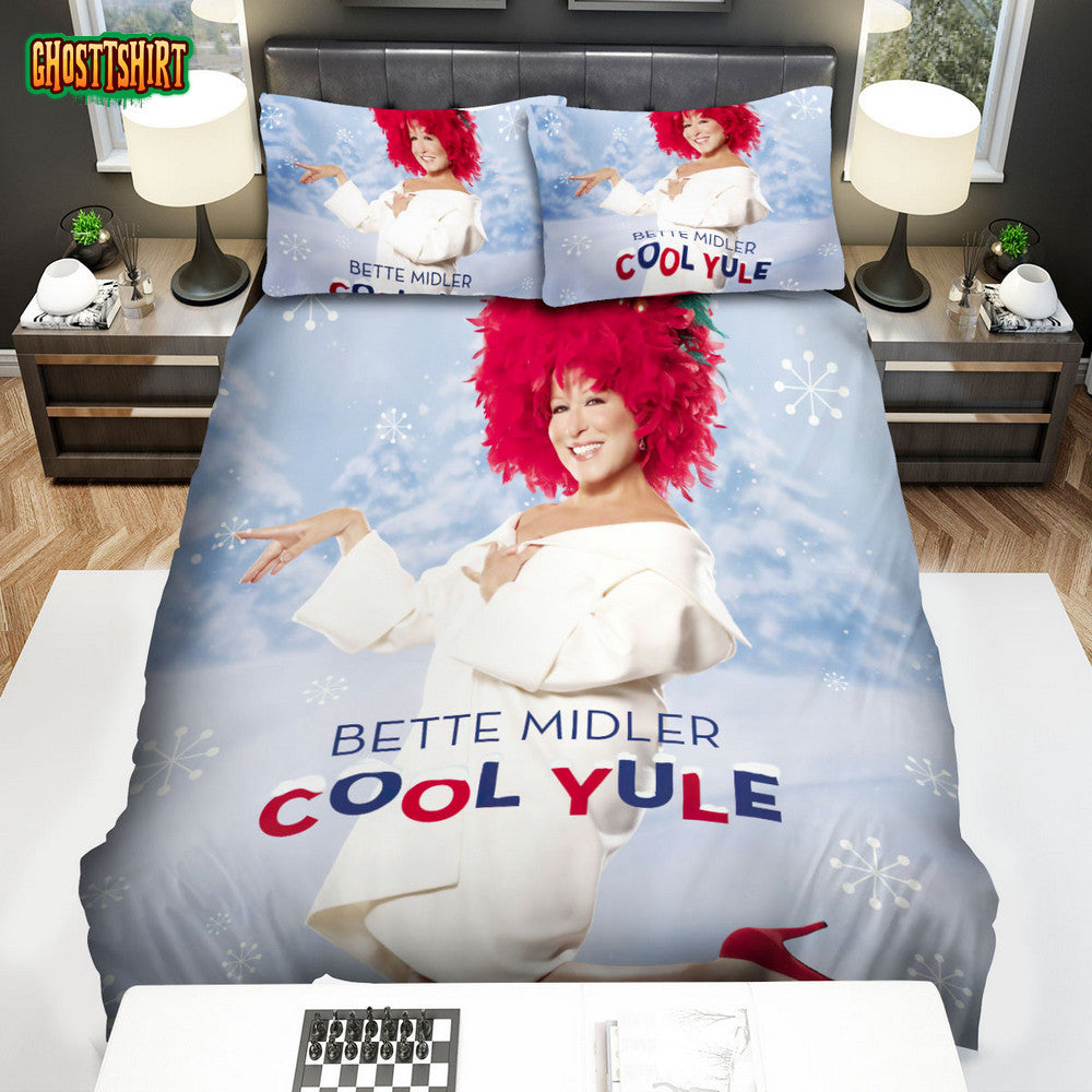 Bette Midler Album Cover Cool Yule Bed Sheets Spread Comforter Duvet Cover Bedding Set