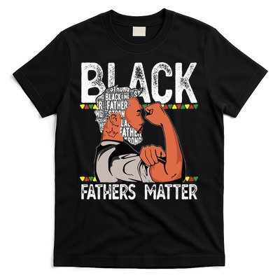 Black Fathers Matter Dope Black Dad King Fathers Day T-Shirt
