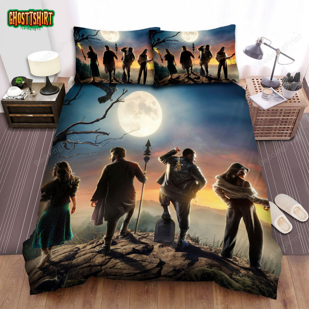 Bhoot Police (2021) Night Time Movie Poster Bed Sheets Duvet Cover Bedding Set