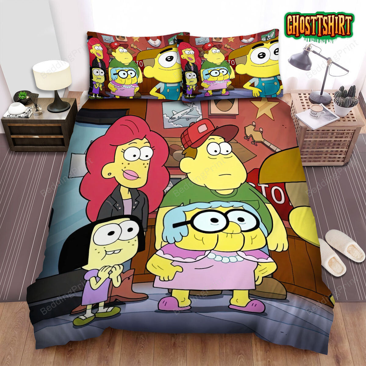 Big City Greens Family Of Cricket Bed Sheets Spread Duvet Cover Bedding Set