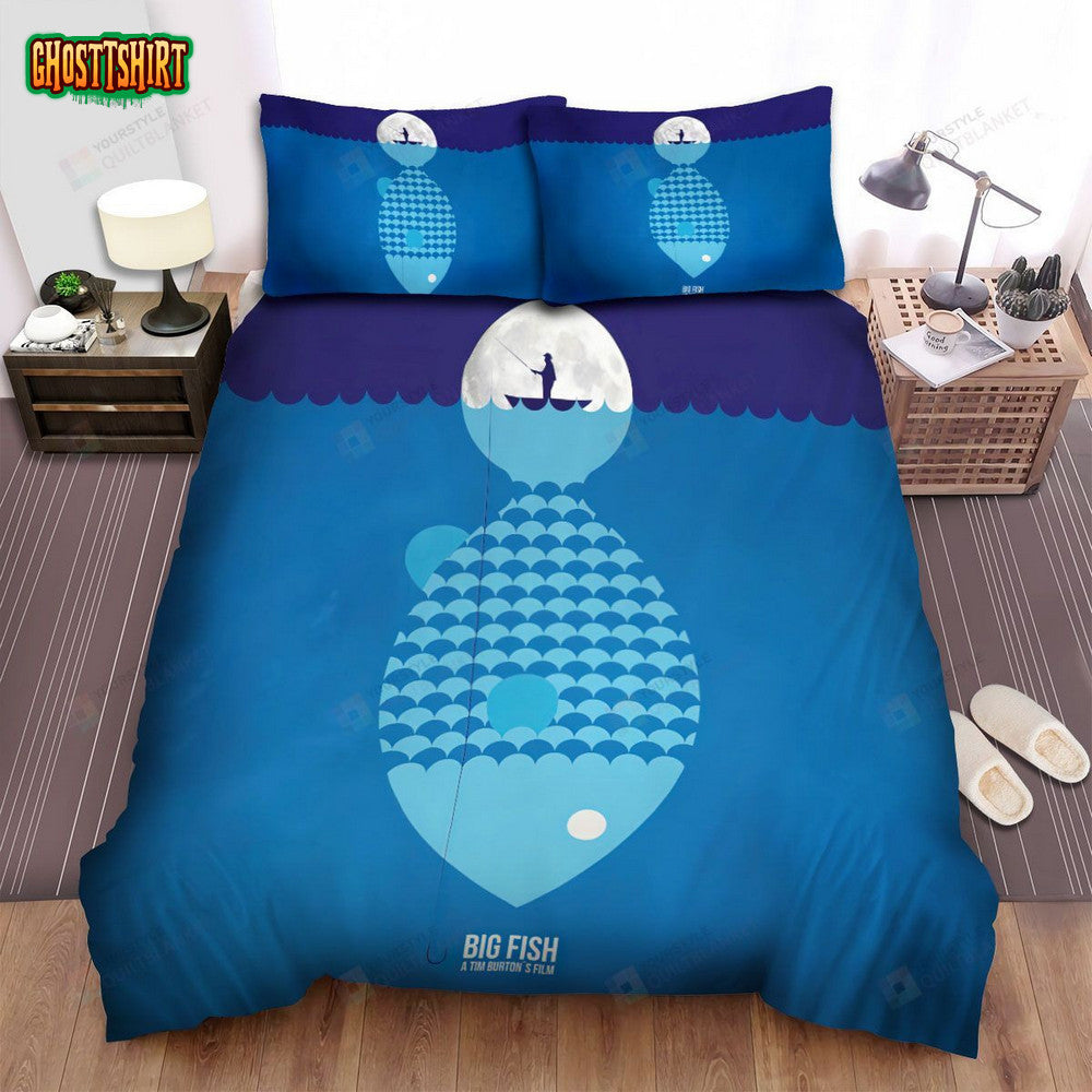 Big Fish Movie Poster Art Bed Sheets Spread Comforter Duvet Cover Bedding Set