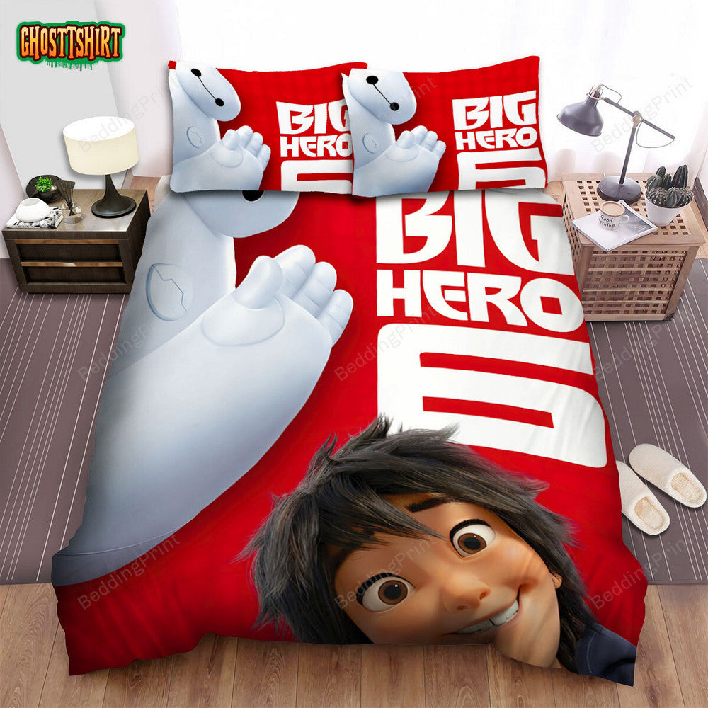 Big Hero 6 (2014) Movie Poster 5 Bed Sheets Duvet Cover Bedding Set