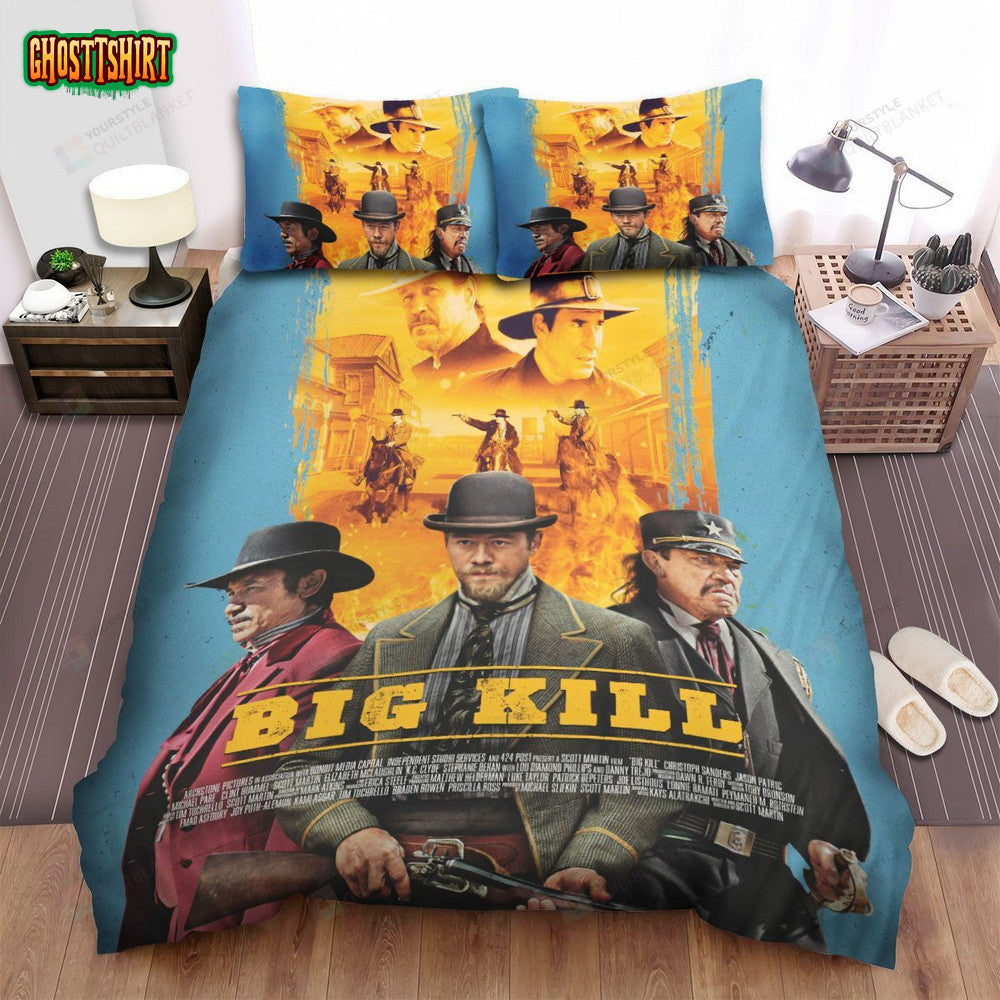 Big Kill (2019) Movie Poster Bed Sheets Spread Comforter Duvet Cover Bedding Set
