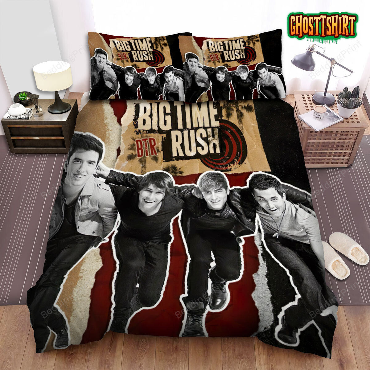 Big Time Rush Bend Bed Sheets Duvet Cover Bedding Set