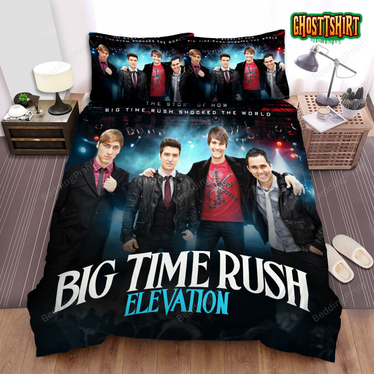 Big Time Rush Elevation Bed Sheets Duvet Cover Bedding Set