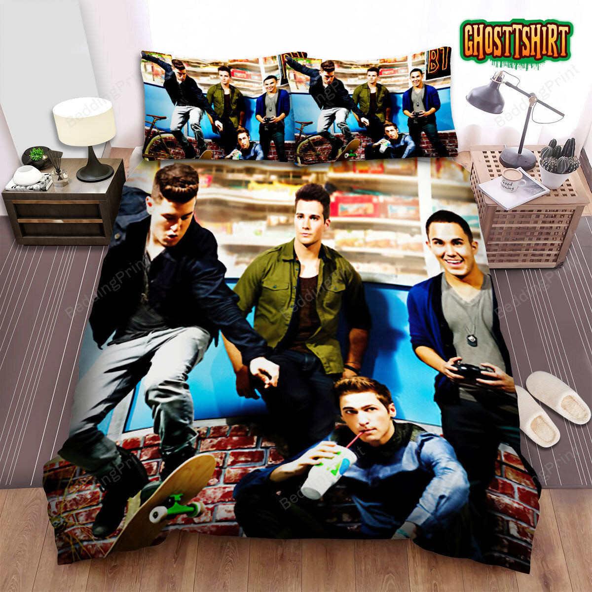 Big Time Rush Store Bed Sheets Duvet Cover Bedding Set