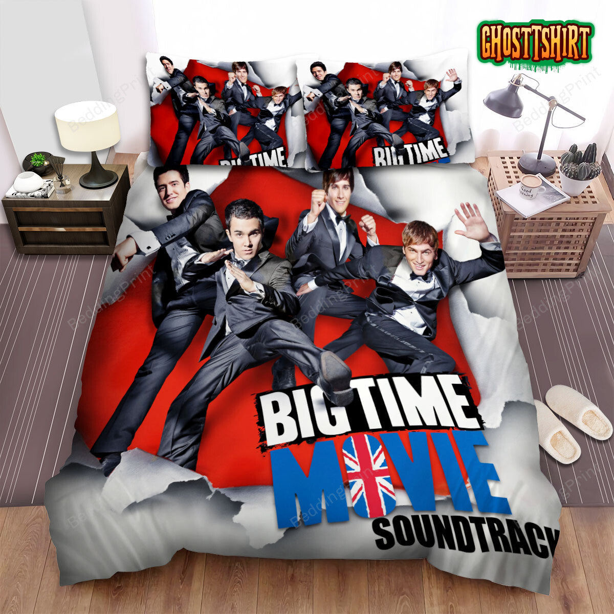 Big Time Rush Track Bed Sheets Duvet Cover Bedding Set